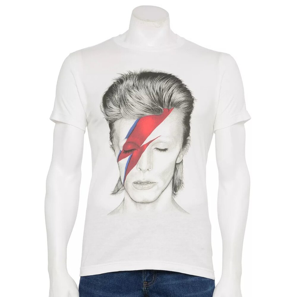 New! David Bowie Ziggy Stardust Glam Rock Music T-Shirt